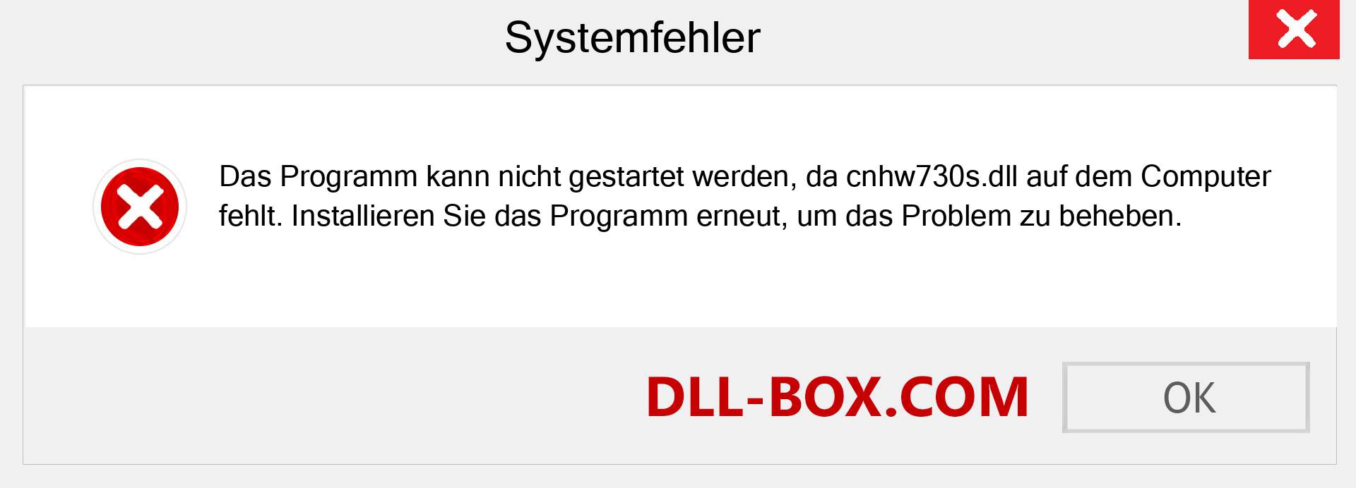 cnhw730s.dll-Datei fehlt?. Download für Windows 7, 8, 10 - Fix cnhw730s dll Missing Error unter Windows, Fotos, Bildern